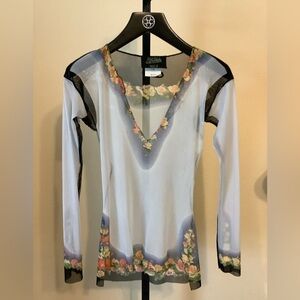 Jean Paul Gaultier Rare Vintage Mesh Top